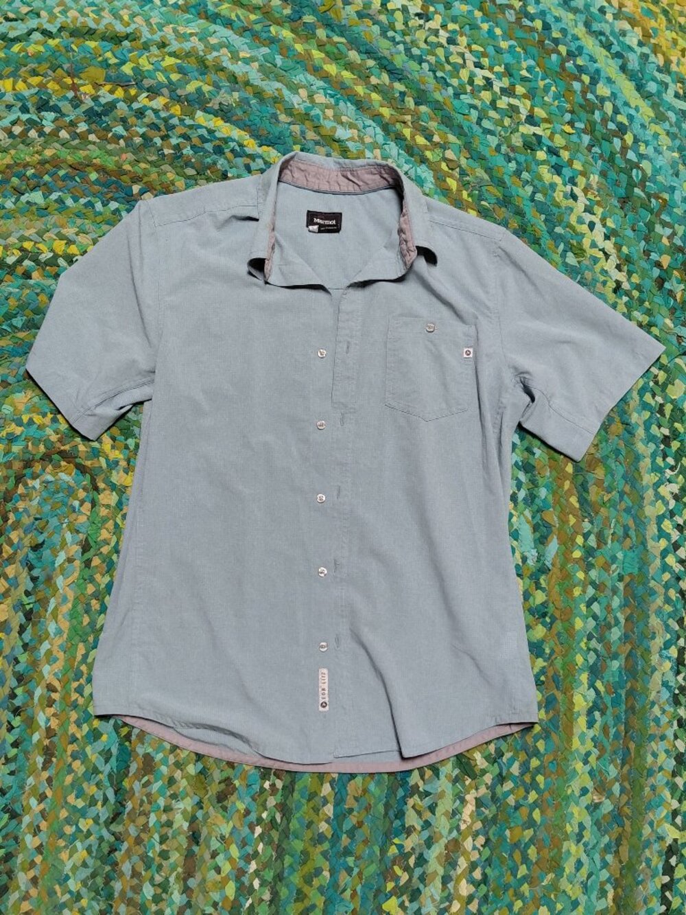 Marmot short-sleeve button-up shirt - men's size medium